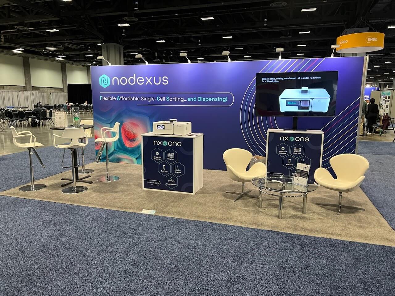 Nodexus conference booth