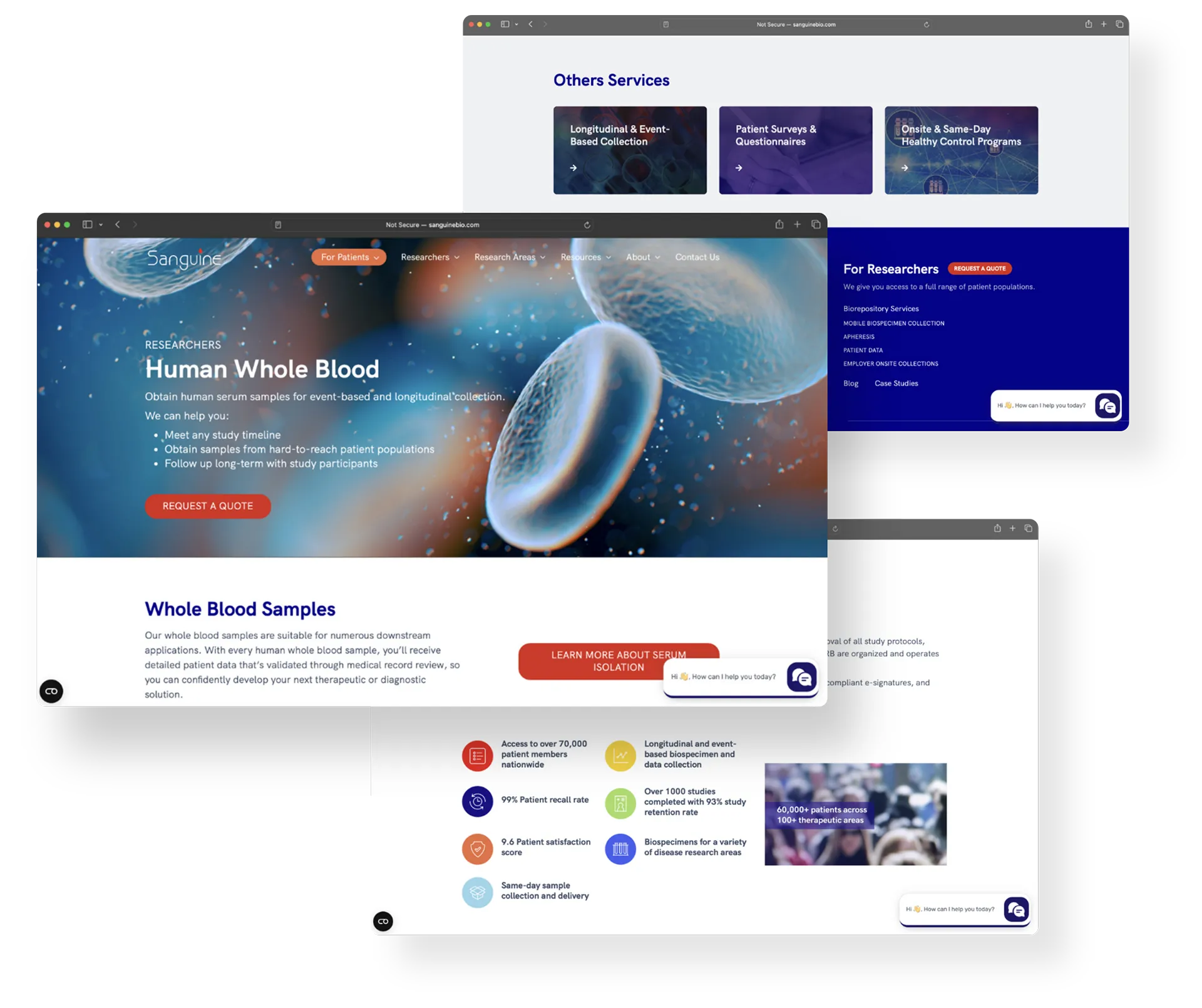 Samba Scientific Life Science and Biotech Web Design Services Good design leads to more conversions Biotech website
