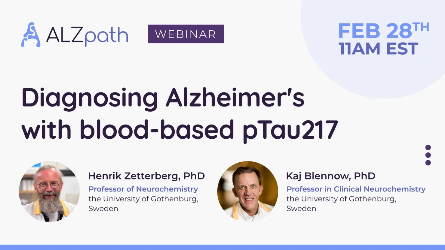 Diagnosing Alzheimer's with blood-based pTau217