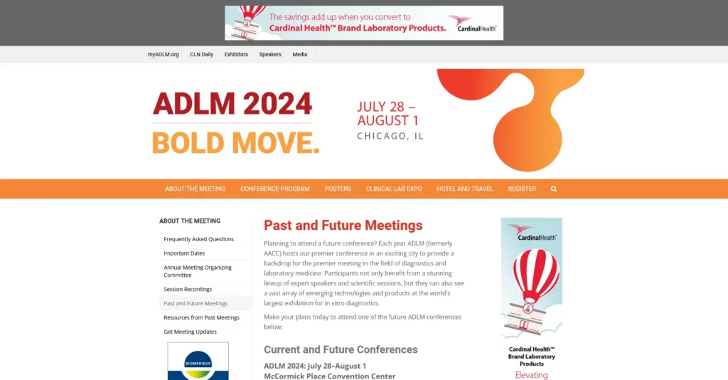 ADLM - The Biotech Conference Roadmap: Where to Go for Visibility, Connections, and Leads