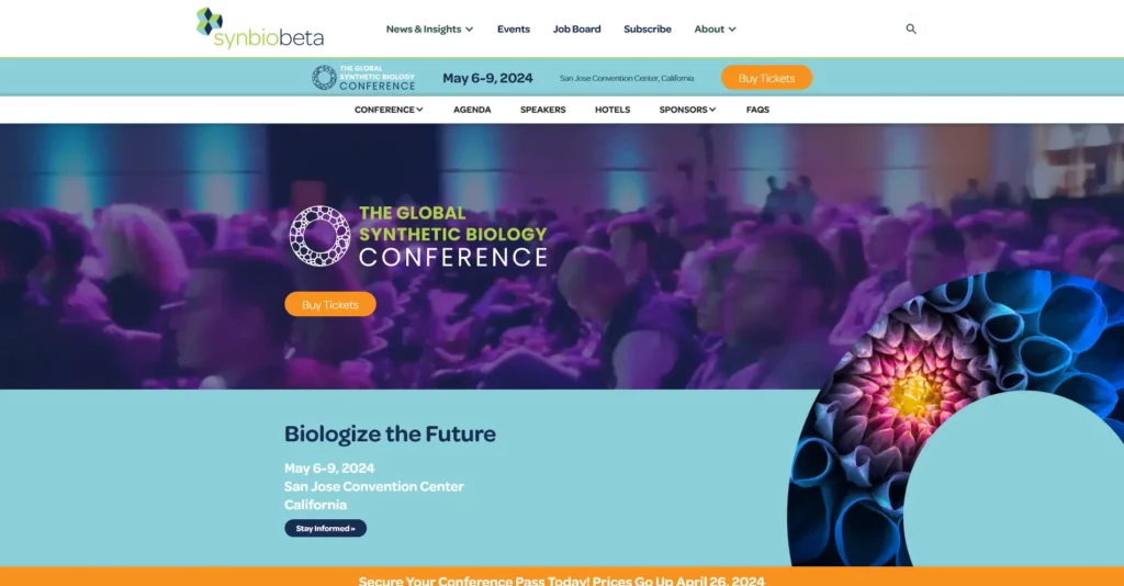 SynBioBeta - The Biotech Conference Roadmap: Where to Go for Visibility, Connections, and Leads