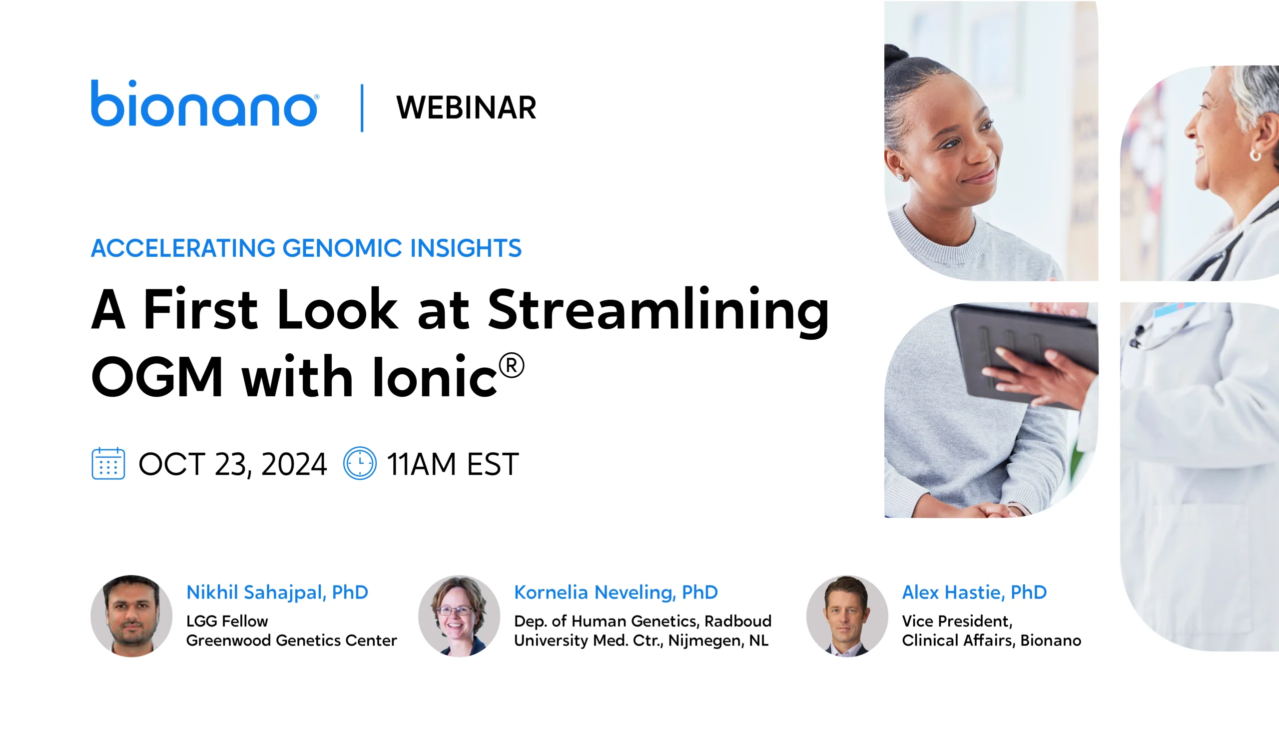 Bionano Genomics webinar 2024
