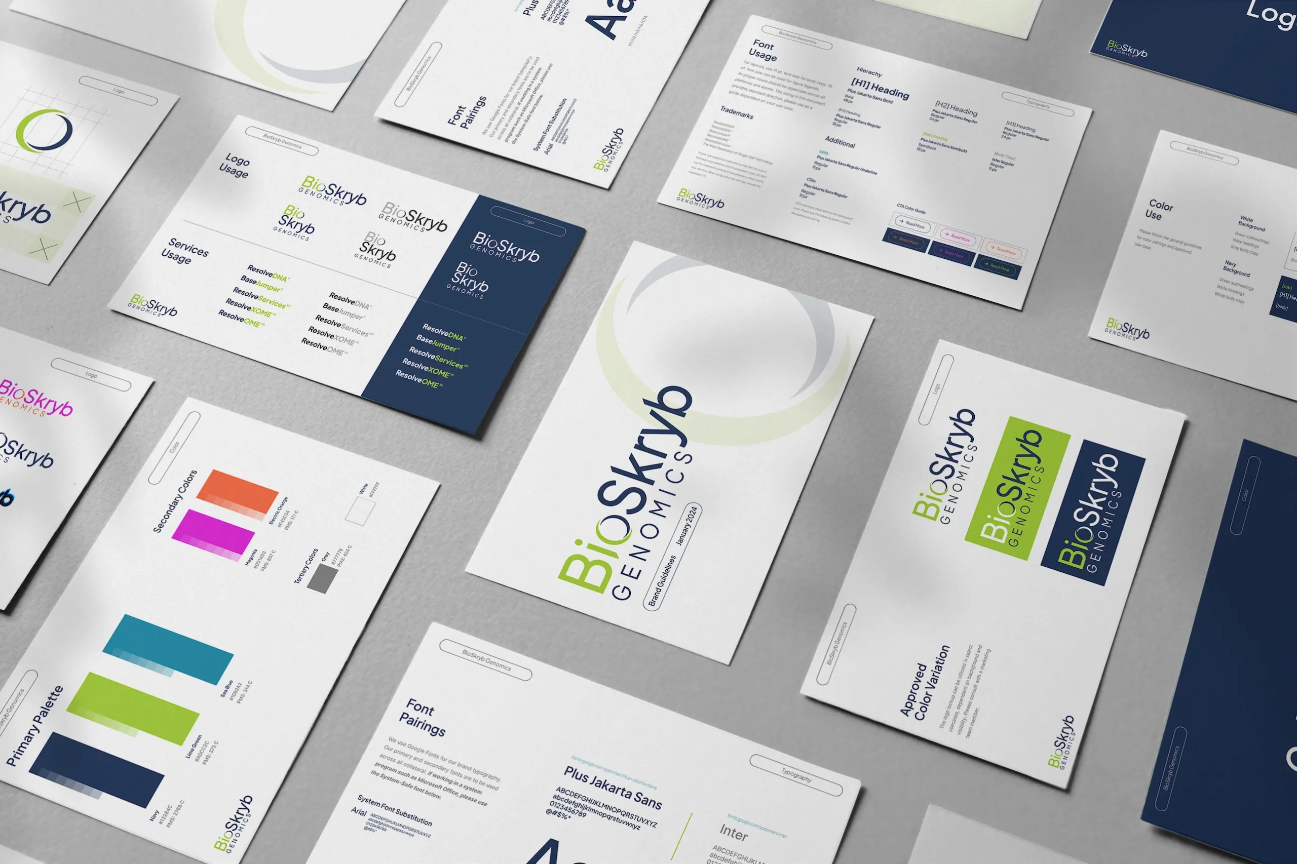 Bioskryb Genomics branding
