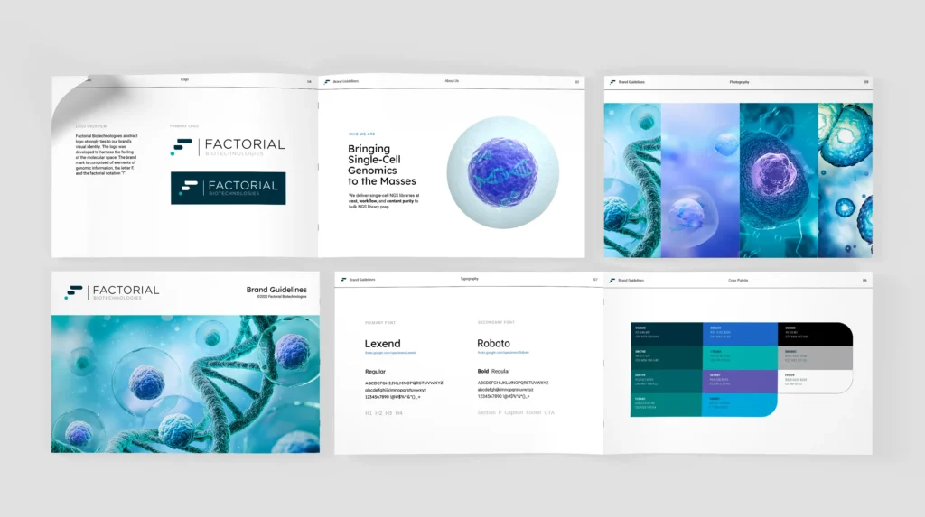 Factorial Biotechnologies branding