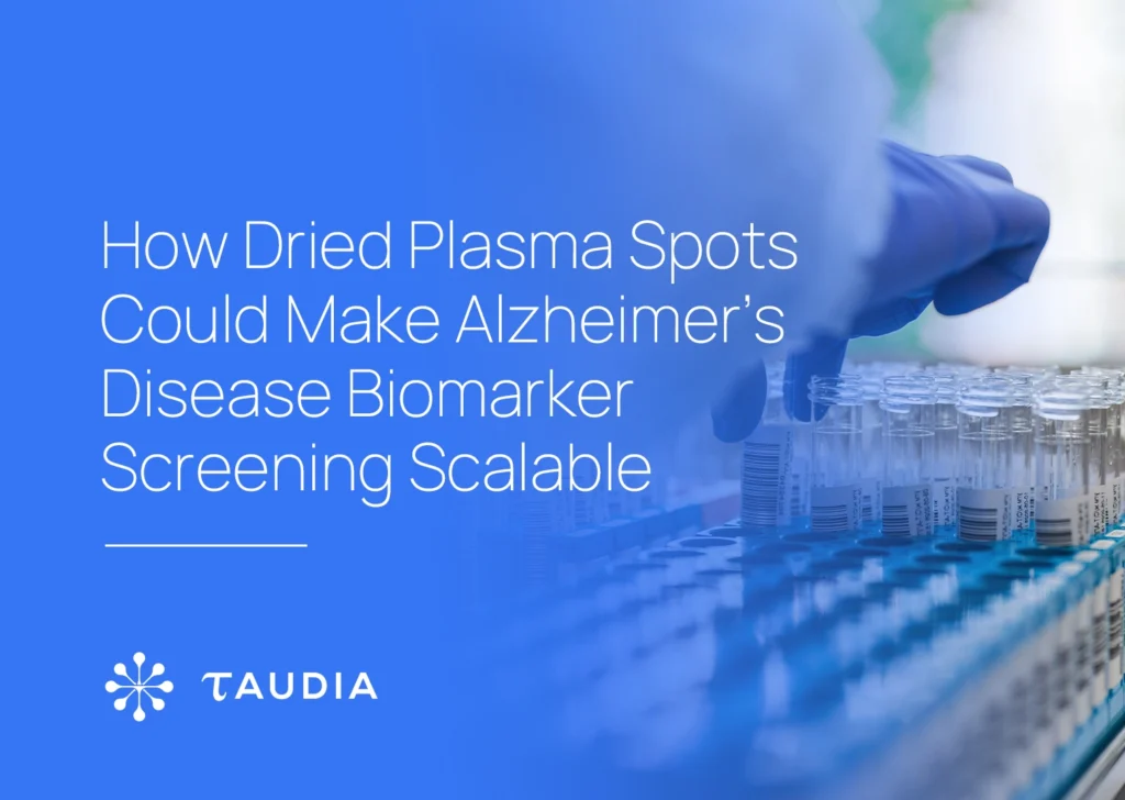 How Dried Plasma Spots Could Make Alzheimer's Disease Biomarker Screening Scalable
